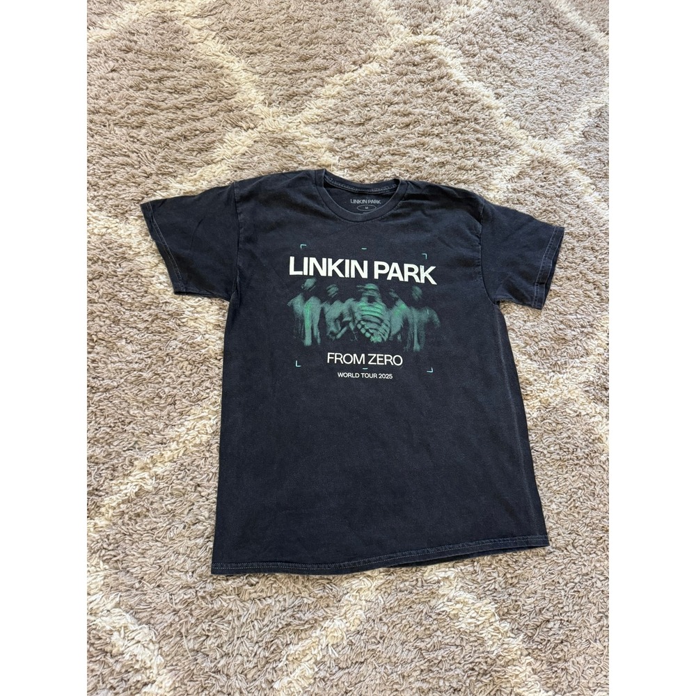Linkin Park From Zero World Tour 2025 Graphic T-Shirt Mens Medium Black